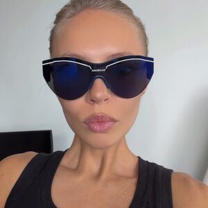 Balenciaga Women's Navy Sunglasses